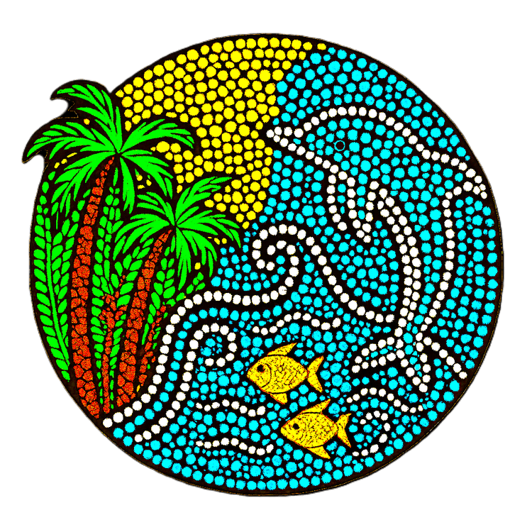 Aboriginal Style Image of a Dolphin